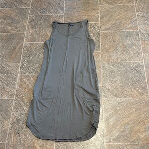 Matty M Olive Green Sleeveless Dress